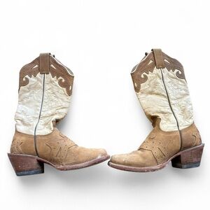 Reyme Western Leather Cowgirl Boots Size 7